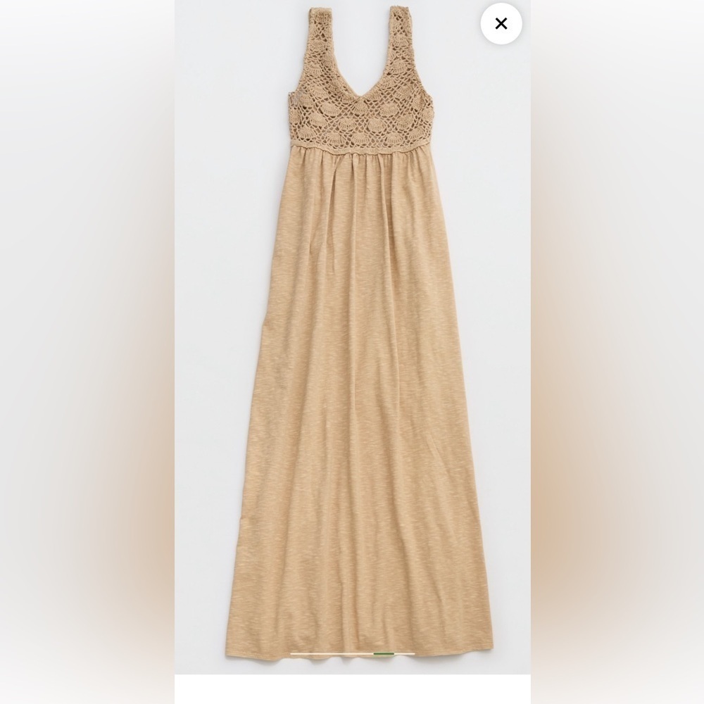 NWT AE Crochet Maxi dress - Picture 3 of 7